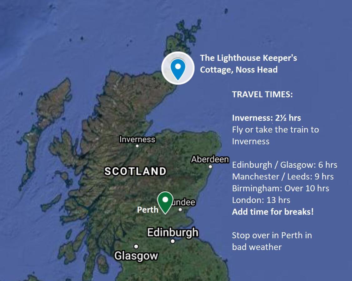 Self-Catering Lighthouse Keeper'S Cottage On The Nc500 ويك المظهر الخارجي الصورة
